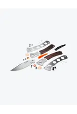 Benchmade Mini Crooked River Gray Aluminum & Wood Clip-point