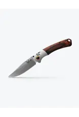 Benchmade Mini Crooked River Gray Aluminum & Wood Clip-point