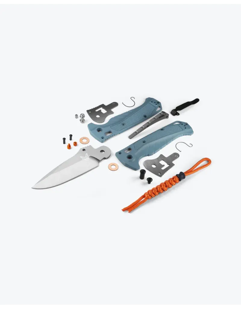 Benchmade Adira Bleu Profondeur Grivory Drop-point