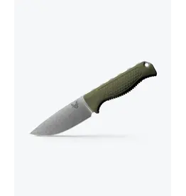 Benchmade Steep Country Dark Olive Santoprene Drop-point
