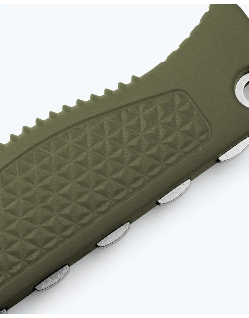 Benchmade Steep Country Dark Olive Santoprene Drop-point