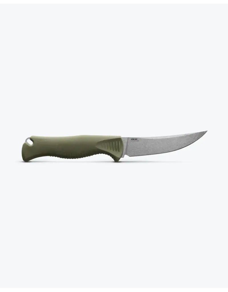 Benchmade Meatcrafter Dark Olive Santoprene 4" Trailing point