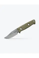 Benchmade Mini Bushcrafter OD Green G10 Pointe tombante