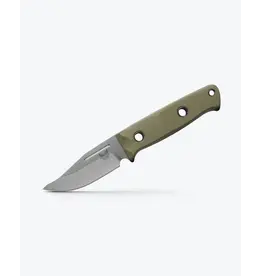 Benchmade Mini Bushcrafter OD Green G10 Drop-point