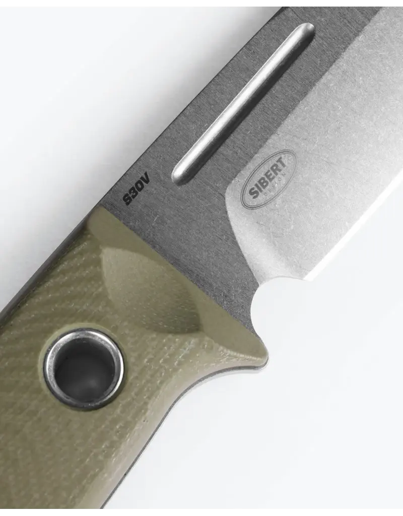 Benchmade Mini Bushcrafter OD Green G10 Pointe tombante