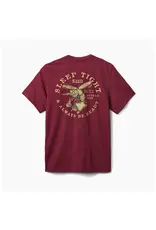 5.11 Tactical T-shirt bordeaux à manches courtes, taille réelle