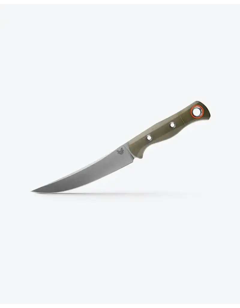Benchmade Meatcrafter OD Green G10 6" Trailing point