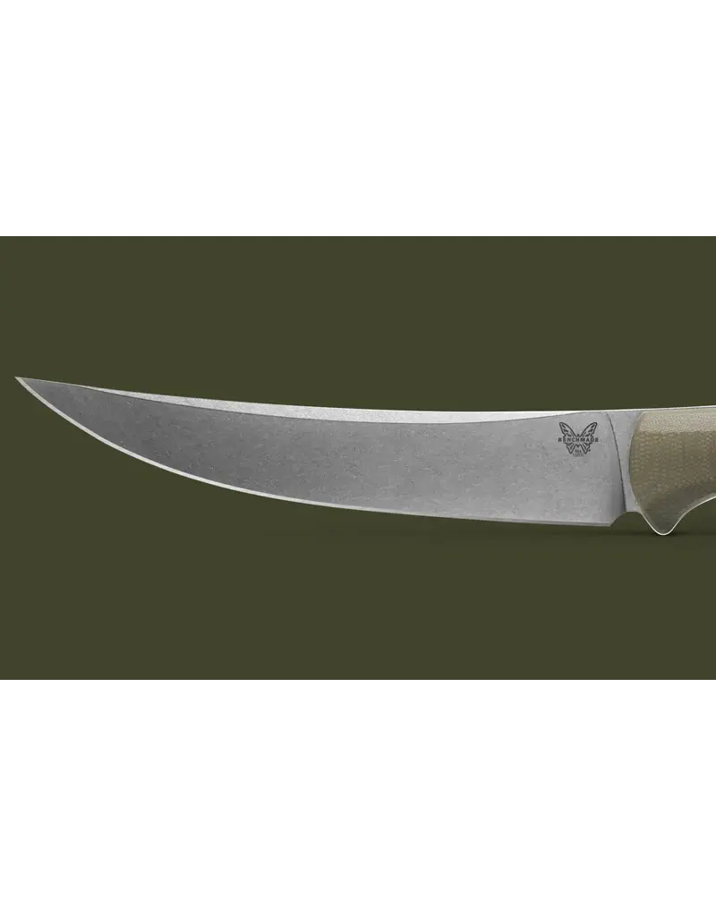Benchmade Meatcrafter OD vert G10 6" pointe arrière