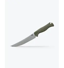 Benchmade Meatcrafter Dark Olive Santoprene 6" Trailing point