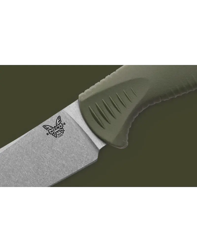 Benchmade  Pointe de traînée Meatcrafter Dark Olive Santoprene 6"