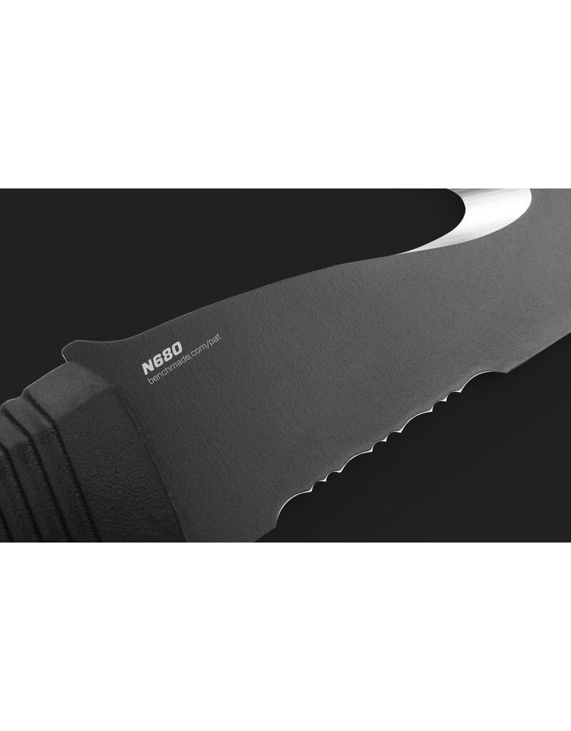 Benchmade Couteau de plongée fixe H2O en Santoprène noir