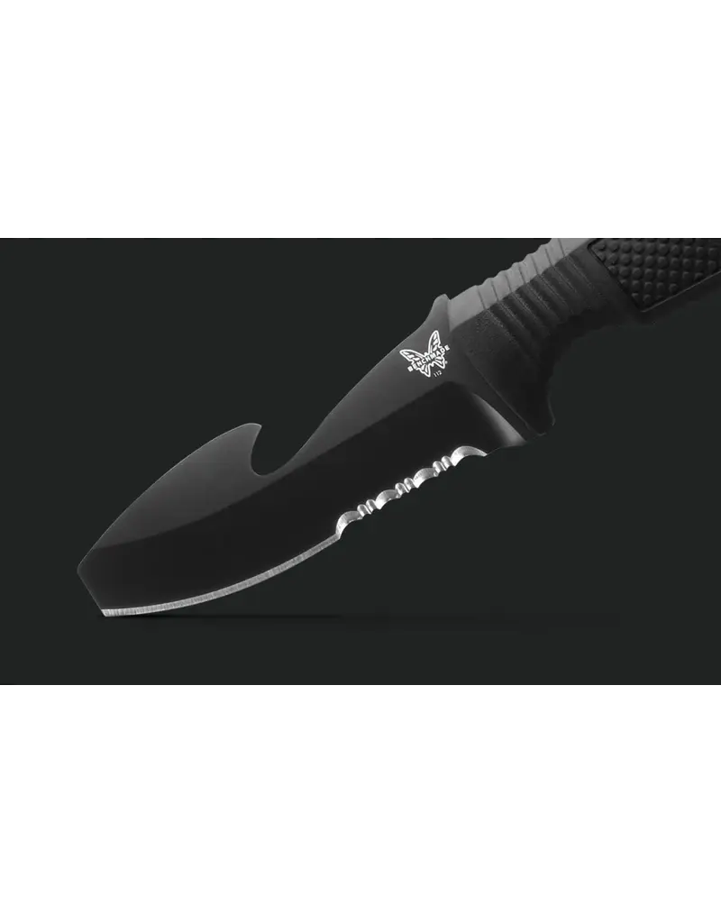 Benchmade H2O Fixed Dive Knife Black Santoprene
