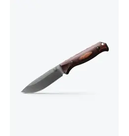 Benchmade Saddle Mountain Skinner Stabilized Wood Drop-point