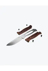 Benchmade Saddle Mountain Skinner Stabilized Wood Drop-point