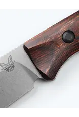 Benchmade Saddle Mountain Skinner Stabilized Wood Drop-point