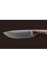 Benchmade Saddle Mountain Skinner Stabilized Wood Drop-point