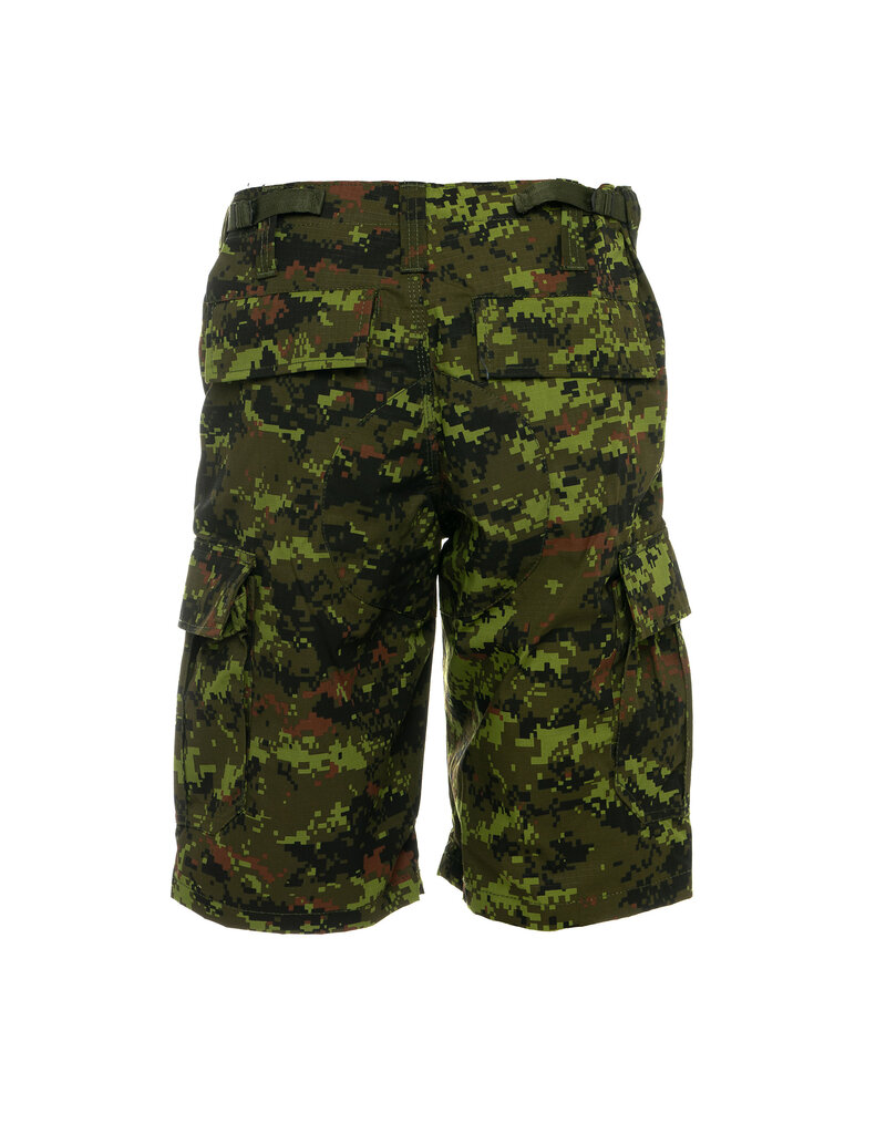 S+ Pantalon militaire court Woodland numérique