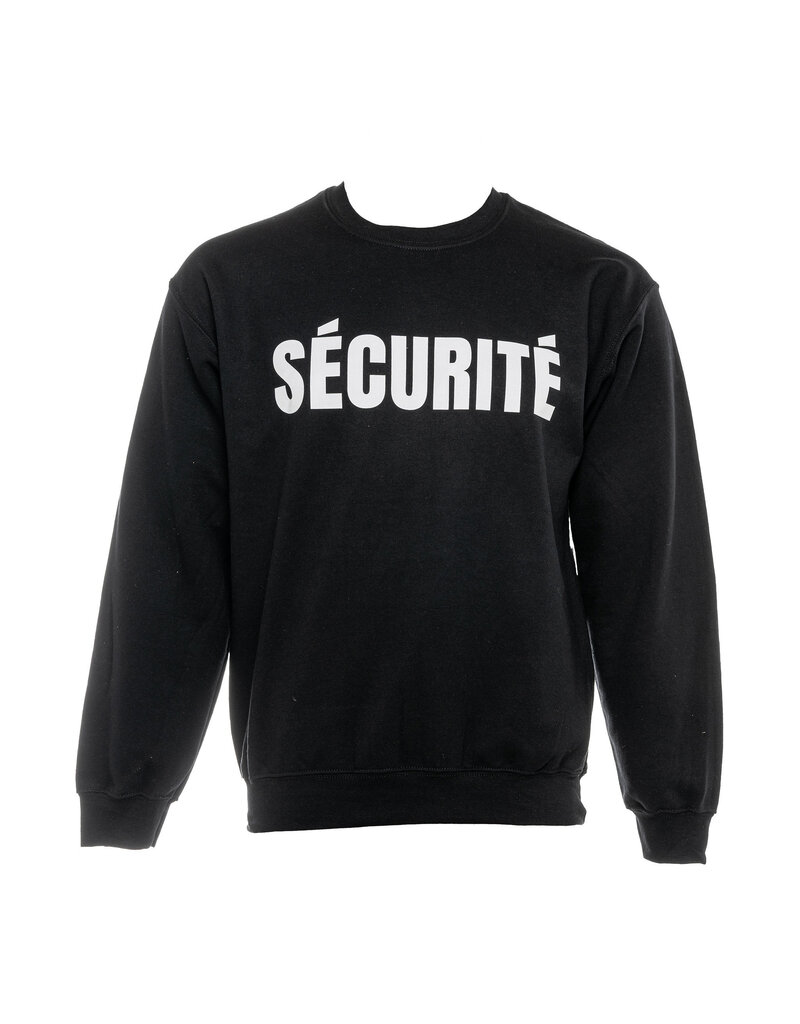 S+ Crewneck Sweatshirt Black Sécurité