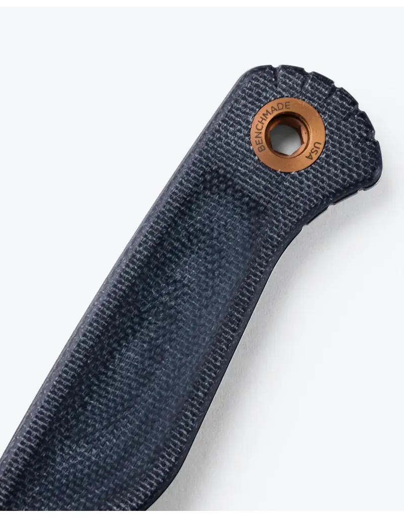 Benchmade Micarta en denim bleu Dacian