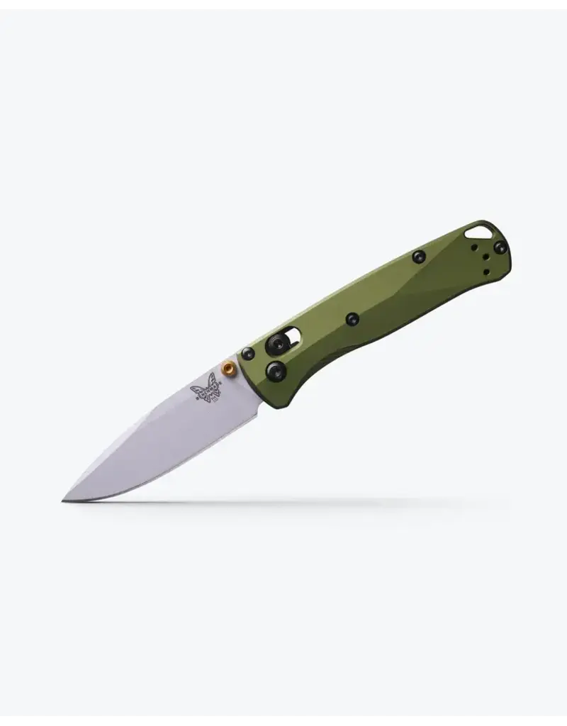Benchmade Mini Bugout Vert Forêt Drop-point