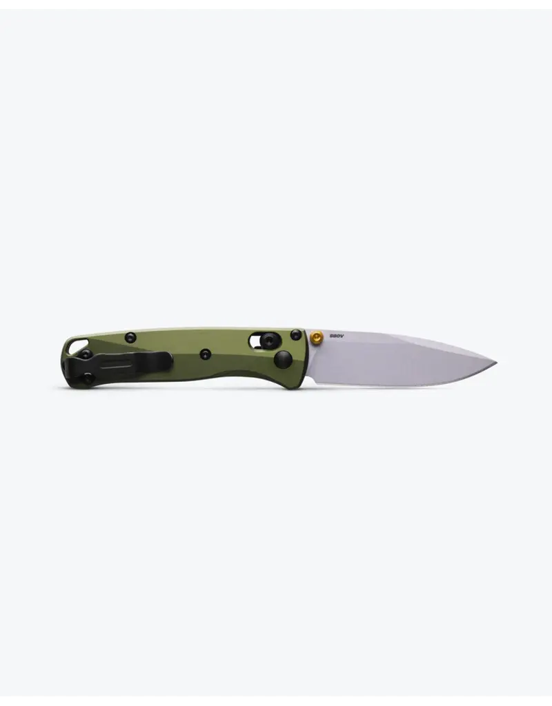 Benchmade Mini Bugout Vert Forêt Drop-point