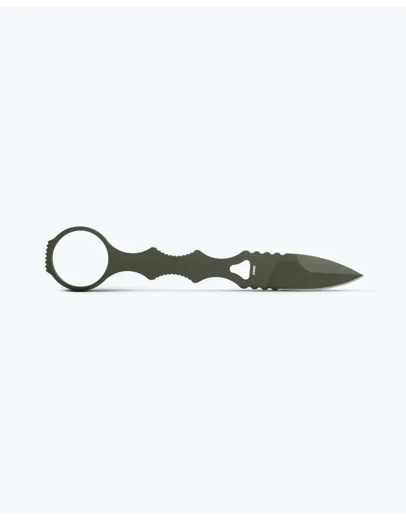 Benchmade MINI-POIGNARD SOCP, CERAKOTE OLIVE DRAB, ÉTUI TAN