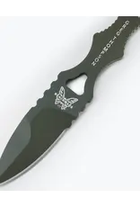Benchmade SOCP MINI-DAGGER OLIVE DRAB CERAKOTE, TAN SHEATH