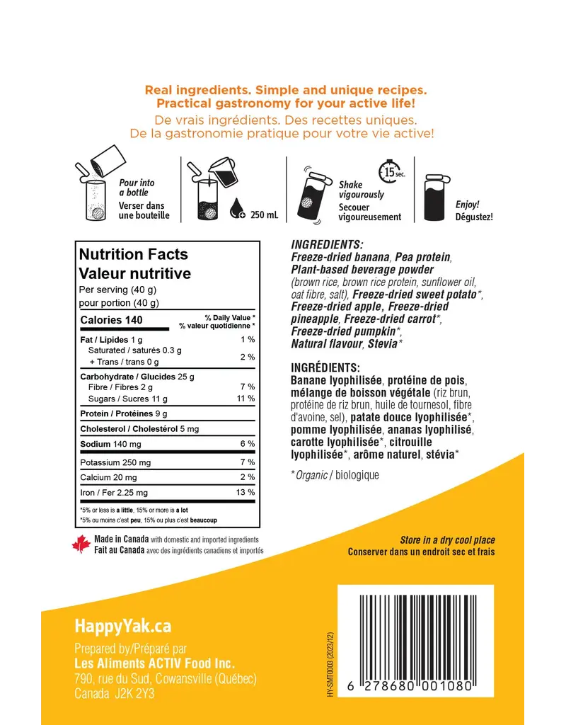 Happy Yak Smooth-Ease Tropical Delight (1 PK)