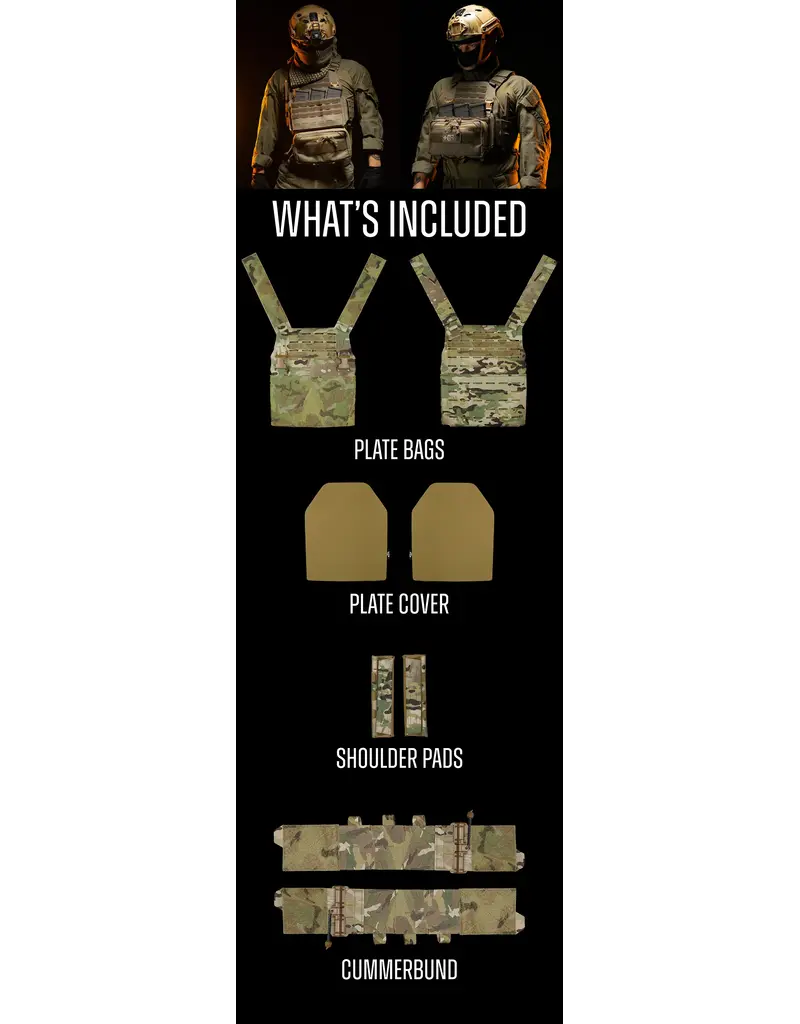 Carcajou Tactical Ensemble porte-plaques Nexus Coyote