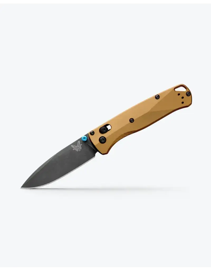 Benchmade Fuite en laiton brûlé et aluminium