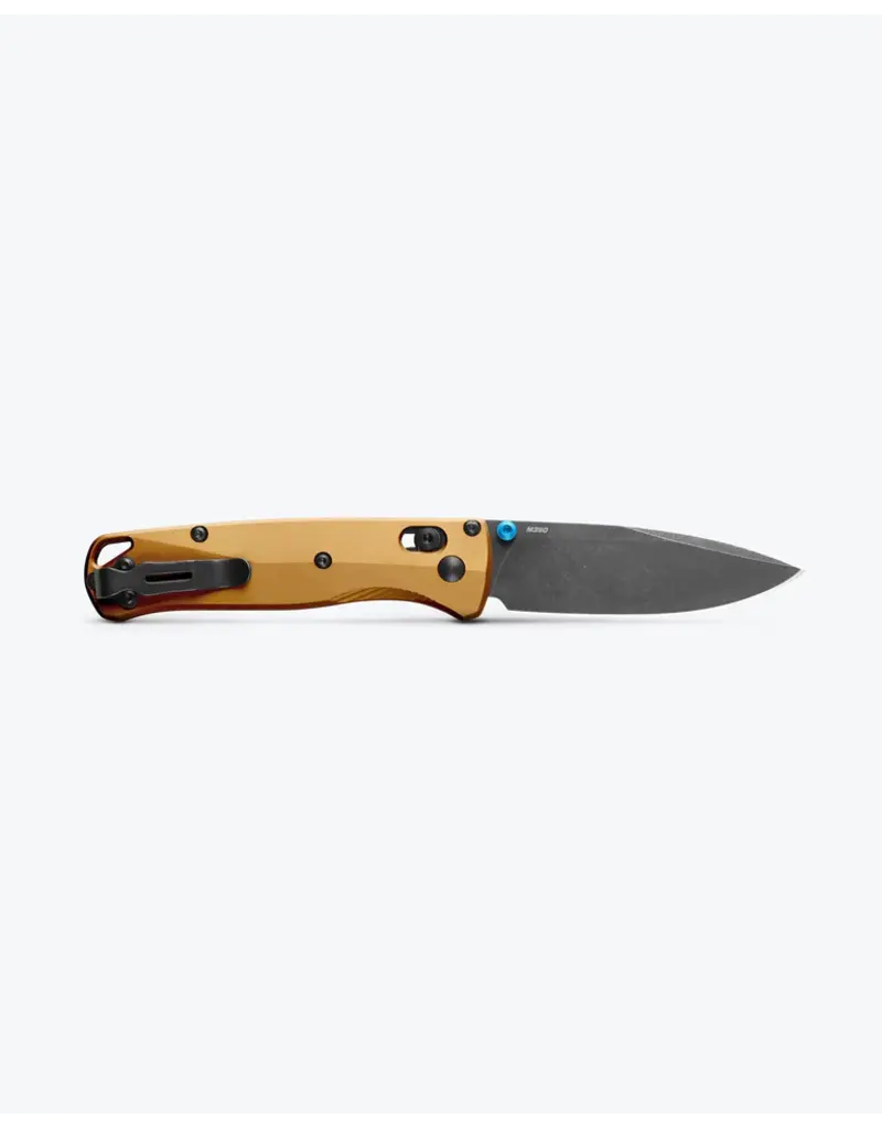 Benchmade Fuite en laiton brûlé et aluminium