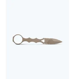 Benchmade SOCP MINI-DAGGER, FDE CERAKOTE, TAN SHEATH