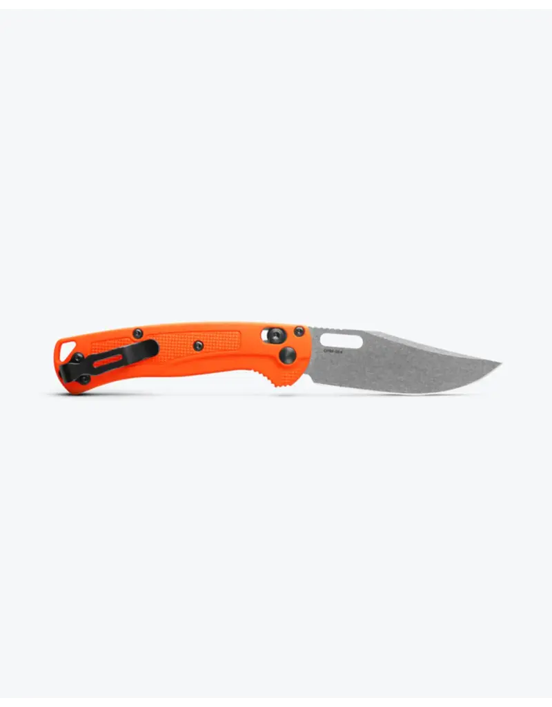 Benchmade Mini Orange Grivory étiqueté