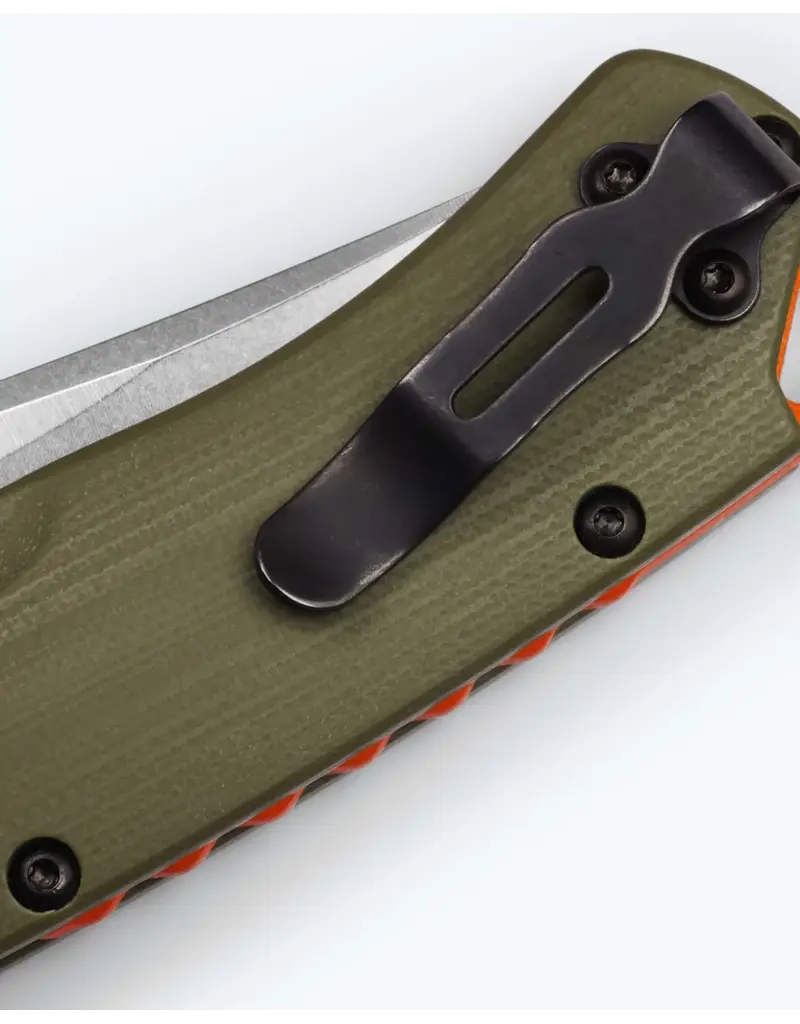 Benchmade Taggedout OD Green G10