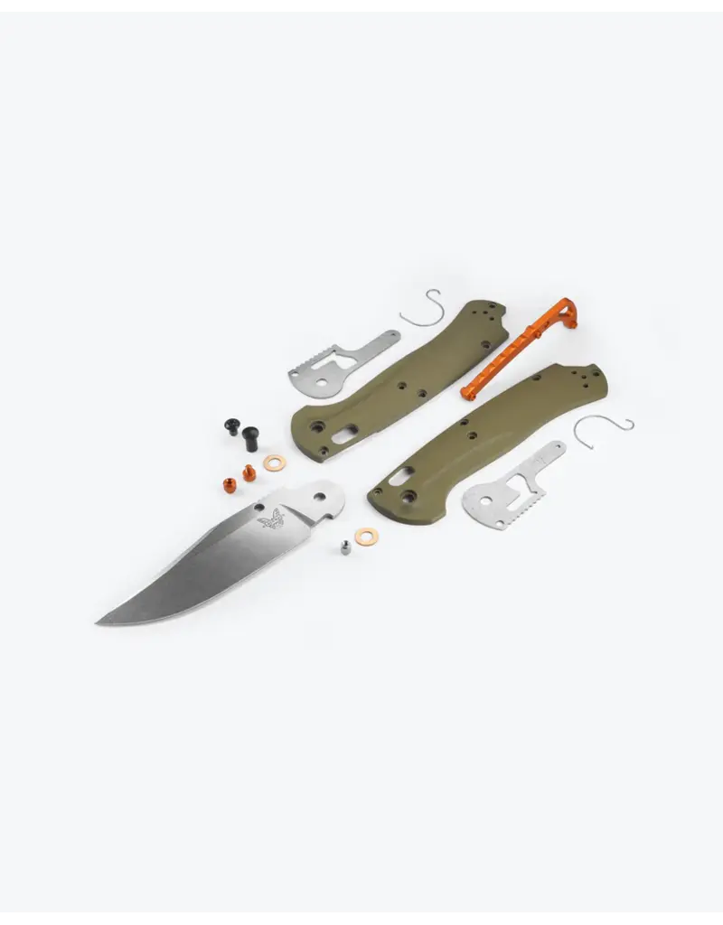 Benchmade Taggedout OD Green G10