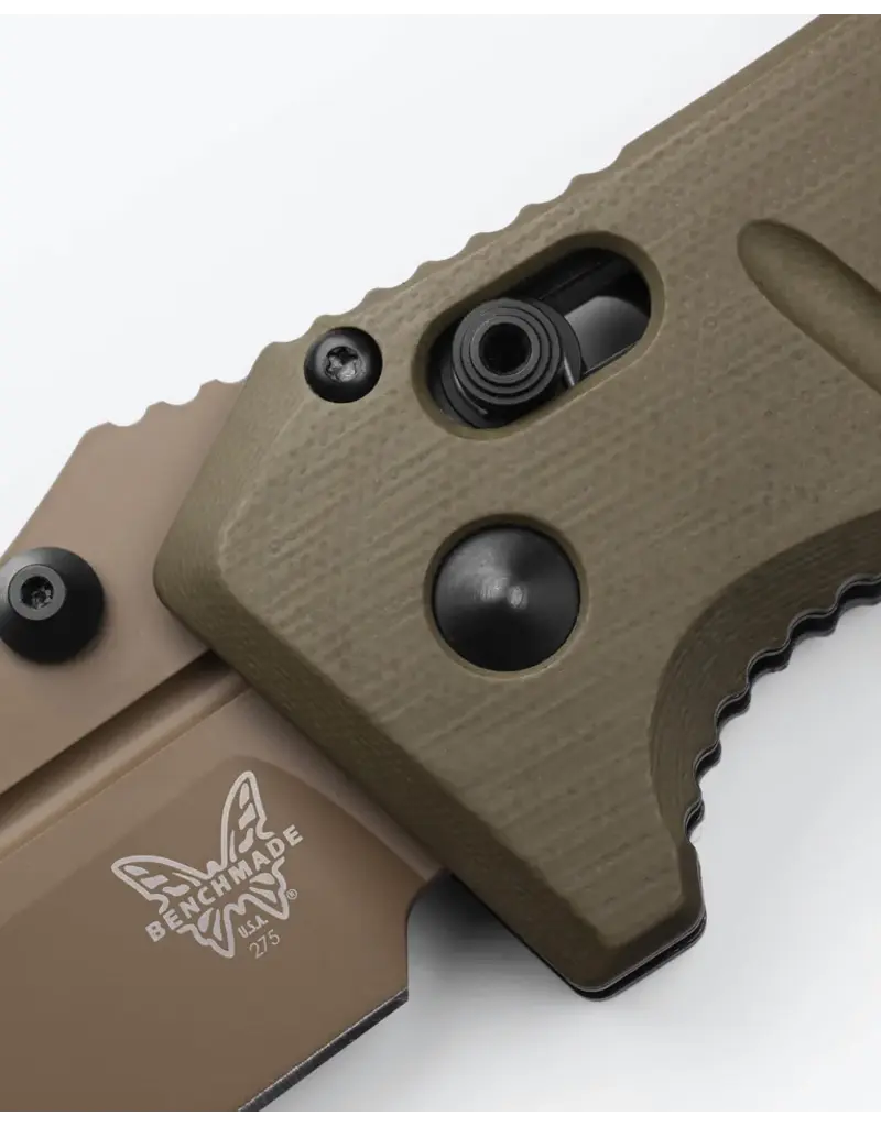 Benchmade Adamas OD Green G10 Drop-point