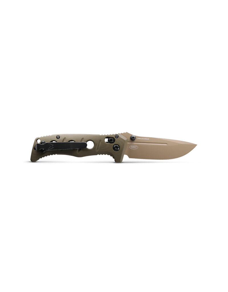 Benchmade Mini Adamas OD Vert G10 Pointe Tombante