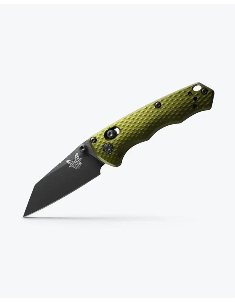 Benchmade Full Immunity Woodland Green Aluminum Wharncliffe