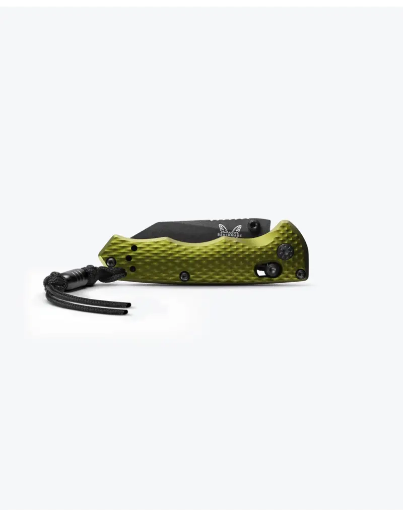 Benchmade Immunité totale en aluminium vert forêt Wharncliffe