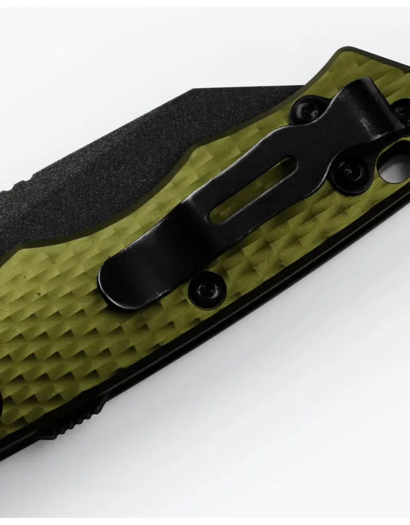 Benchmade Immunité totale en aluminium vert forêt Wharncliffe
