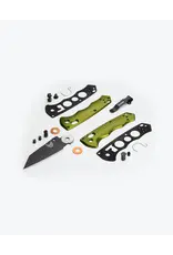 Benchmade Immunité totale en aluminium vert forêt Wharncliffe