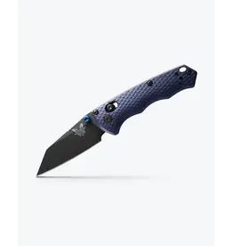 Benchmade Full Immunity Crater Blue Aluminum Wharncliffe