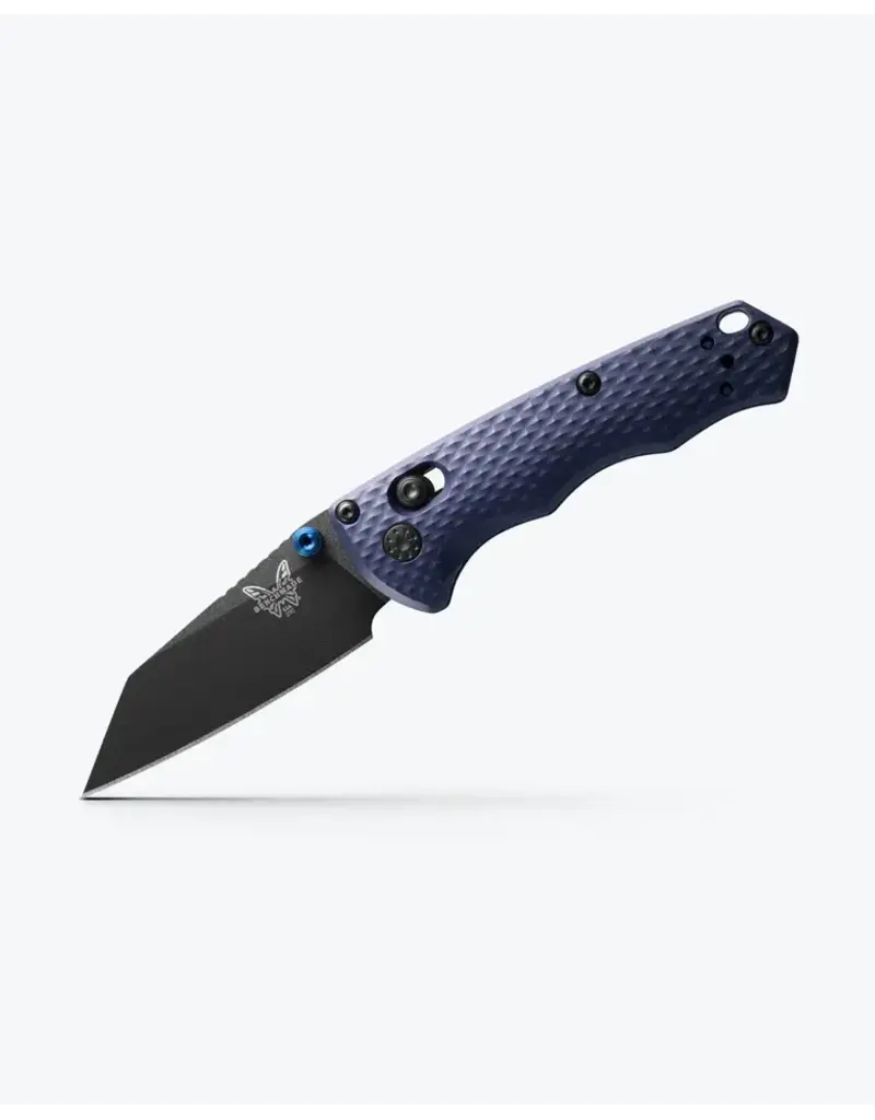 Benchmade Immunité totale Crater Bleu Aluminium Wharncliffe