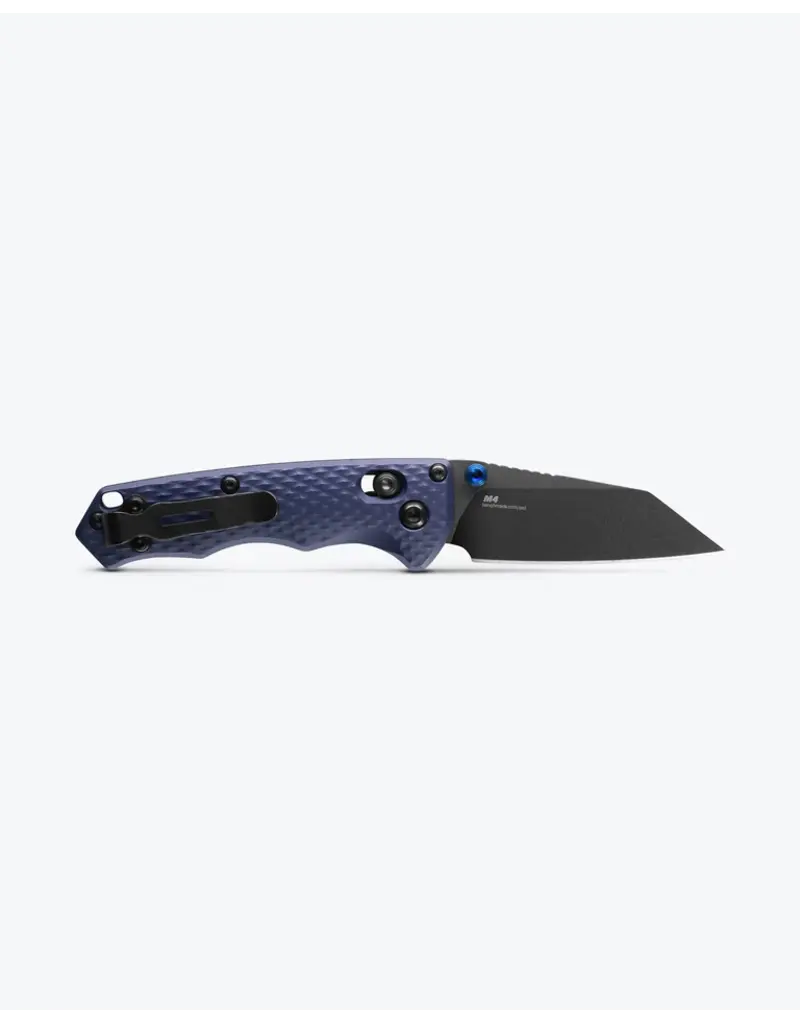 Benchmade Full Immunity Crater Blue Aluminum Wharncliffe