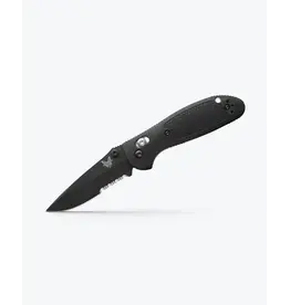 Benchmade Mini Griptilian Black Grivory Drop-point