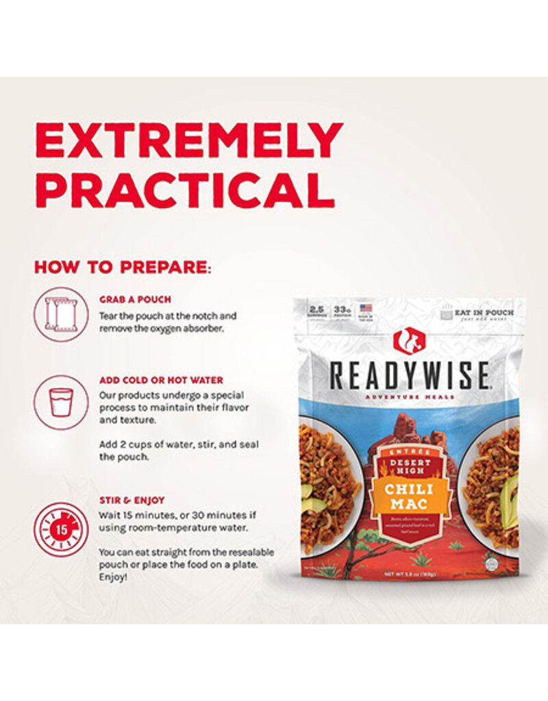 Readywise Chili Mac au bœuf