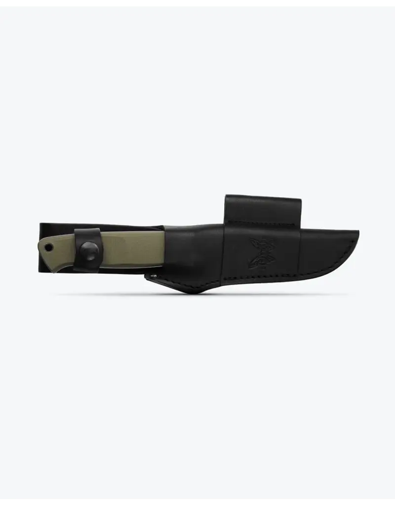 Benchmade Bushcrafter OD Green G10 Drop-point