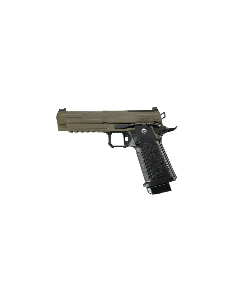 Arcturus Vanguard Hi-Capa 5" avec glissière compatible optique, noir/beige