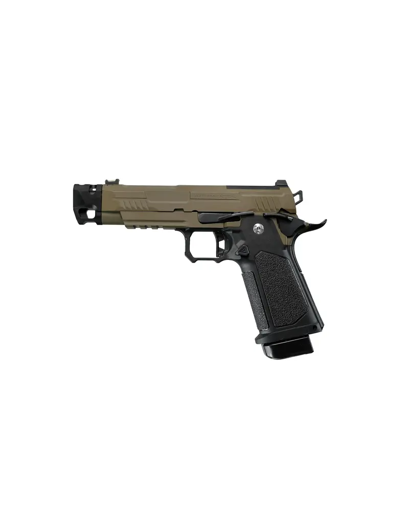 Arcturus Vanguard 4.3" Hi-Capa w/ Optics Ready Slide & Compensator BLK-TAN