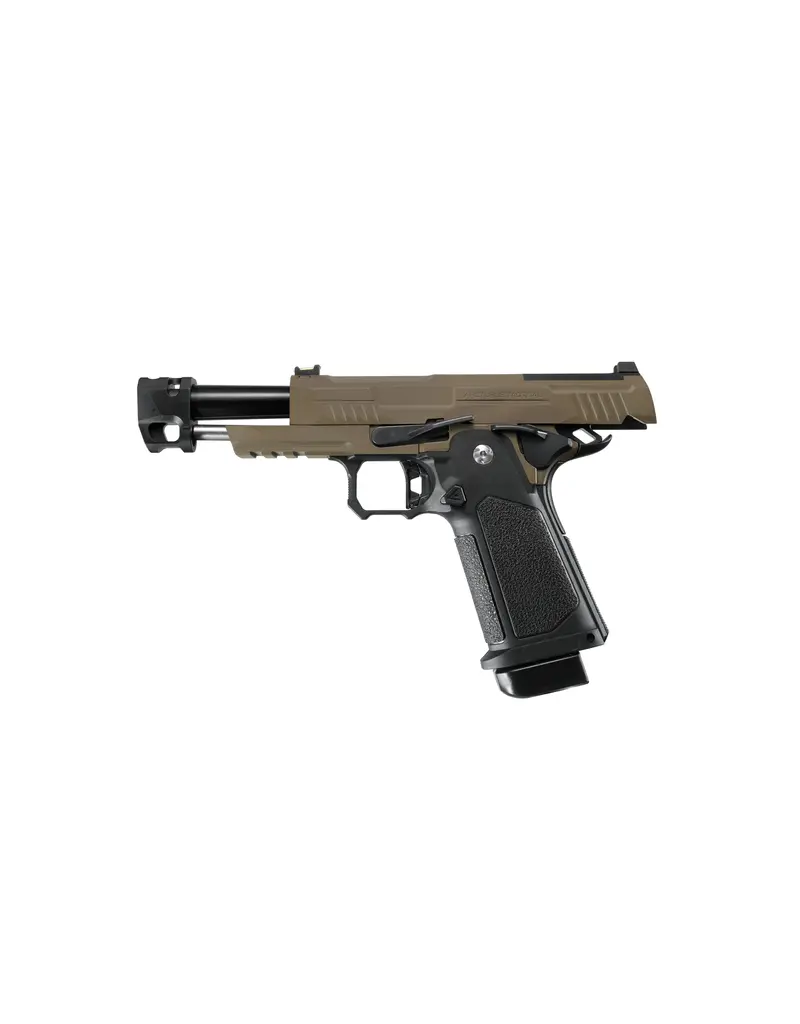 Arcturus Vanguard 4.3" Hi-Capa w/ Optics Ready Slide & Compensator BLK-TAN